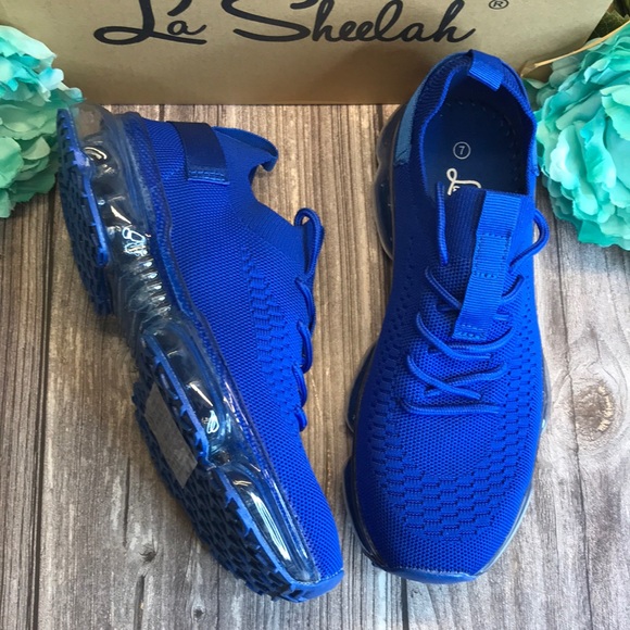 La Sheelah Shoes La Sheelah New Bubble Air Cushion Lace Up Knitted
